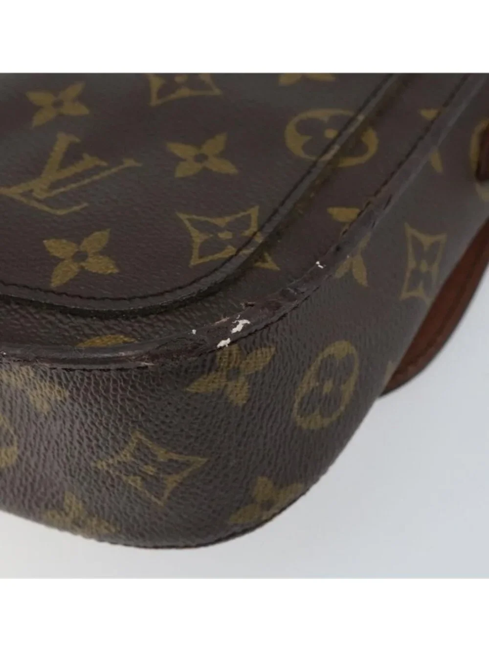 Authentic LOUIS VUITTON Monogram Saint Cloud MM Shoulder Bag M51243 LV - Picture 12 of 16